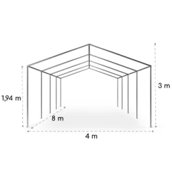 Sommerfest 4x8m 500 G/m² Partyzelt Festzelt PVC Wasserdicht Verzinkt 9 Sommerfest 4x8m 500 G/m² Partyzelt Festzelt PVC Wasserdicht Verzinkt -Deutschland Klarstein Verkaufs-Shop 10029436 yy 0010 logo