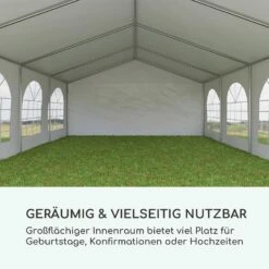 Sommerfest 5x8m 500 G/m² Partyzelt Festzelt PVC Wasserdicht Verzinkt -Deutschland Klarstein Verkaufs-Shop 10029439 de 0003 logo