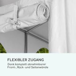 Sommerfest 5x10m 500 G/m² Partyzelt Festzelt PVC Wasserdicht Feuerfest -Deutschland Klarstein Verkaufs-Shop 10029442 de 0007 logo