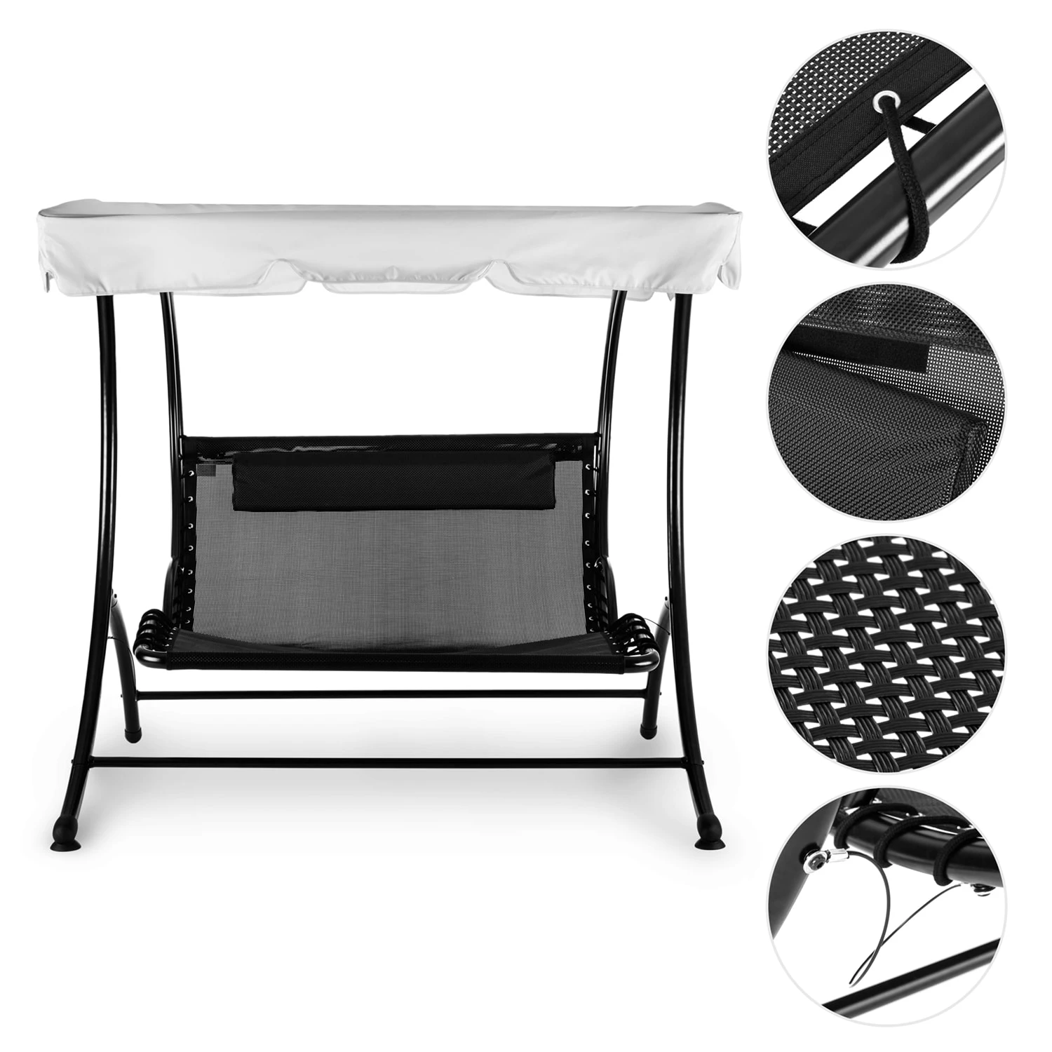 Aristo Schwingliege Gartenliege Gartenschaukel inkl. Kissen Aristo Schwingliege Gartenliege Gartenschaukel Inkl. Kissen -Deutschland Klarstein Verkaufs-Shop 10029621 yy 0002 logo