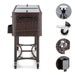 Springbreak Getränkewagen Kühlbox Terrassenkühlwagen 80l Rattandekor 2 Springbreak Getränkewagen Kühlbox Terrassenkühlwagen 80l Rattandekor -Deutschland Klarstein Verkaufs-Shop 10029648 yy 0003 logo