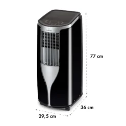 New Breeze 7 Mobile Klimaanlage 7000BTU 2,1kW 34m² Mobil Fernbedienung -Deutschland Klarstein Verkaufs-Shop 10029703 yy 0011 dimensions