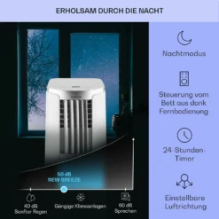 New Breeze 9 Mobile Klimaanlage 4-in-1 9.000 BTU / 2,6 KW Mobil Timer 3 New Breeze 9 Mobile Klimaanlage 4-in-1 9.000 BTU / 2,6 KW Mobil Timer -Deutschland Klarstein Verkaufs-Shop 10029704 de 0004 usp