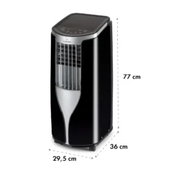 New Breeze 9 Mobile Klimaanlage 9000 BTU / 2,6 KW Timer -Deutschland Klarstein Verkaufs-Shop 10029705 yy 0011 dimensions