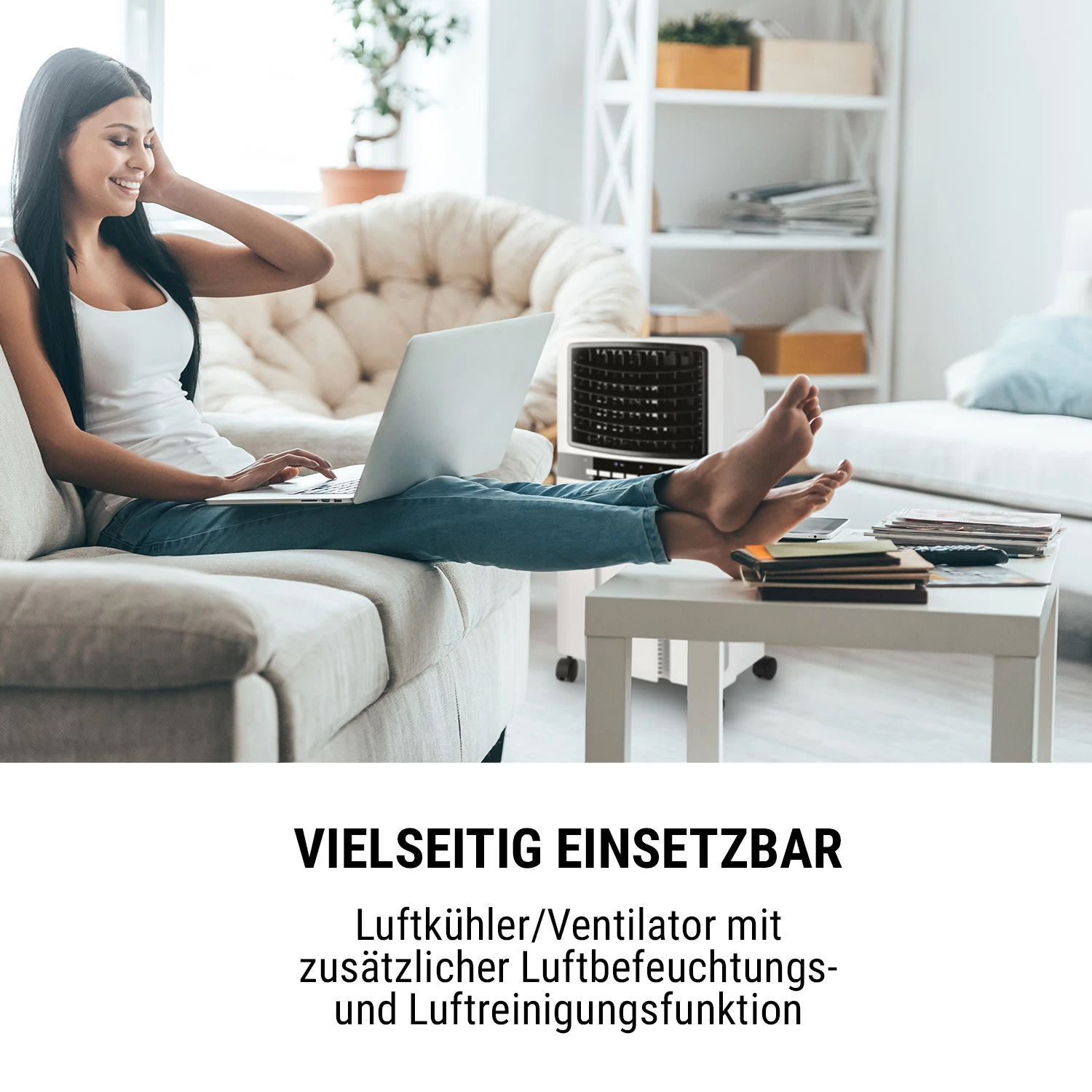 Baltic Blue 3-in-1 Luftkühler 360 m³/h 65 W 6 Ltr Fernbedienung mobil Baltic Blue 3-in-1 Luftkühler 360 M³/h 65 W 6 Ltr Fernbedienung Mobil -Deutschland Klarstein Verkaufs-Shop 10029734 de 0004 logo