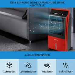 CTR-1 4-in-1 Luftkühler 360 M³/h 65 W 8 Ltr Fernbedienung Mobil -Deutschland Klarstein Verkaufs-Shop 10029735 de 0003 usp