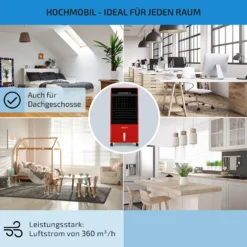 CTR-1 4-in-1 Luftkühler 360 M³/h 65 W 8 Ltr Fernbedienung Mobil -Deutschland Klarstein Verkaufs-Shop 10029735 de 0005 usp