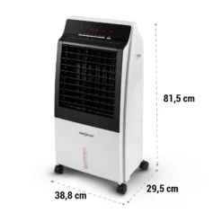 CTR-1 4-in-1 Luftkühler 360 M³/h 65W 7Ltr 3 Stufen Fernbedienung Mobil -Deutschland Klarstein Verkaufs-Shop 10029740 yy 0007 dimensions