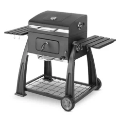 Bigfoot Holzkohlegrill Smoker BBQ-Grill 55 X 40 Cm Stahl Schwarz 7 Bigfoot Holzkohlegrill Smoker BBQ-Grill 55 X 40 Cm Stahl Schwarz -Deutschland Klarstein Verkaufs-Shop 10029763 yy 0008 front Klarstein Bigfoot BBQ Grill Smoker