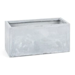 Solidflor Pflanzkübel Pflanzgefäß 79,5x38x38 Cm Fiberton Grau