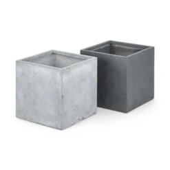 Solidflor Pflanzkübel Pflanzgefäß 79,5x38x38 Cm Fiberton Grau -Deutschland Klarstein Verkaufs-Shop 10029842 yy 0005 variant Blumfeldt Solidflor Pflanztopf