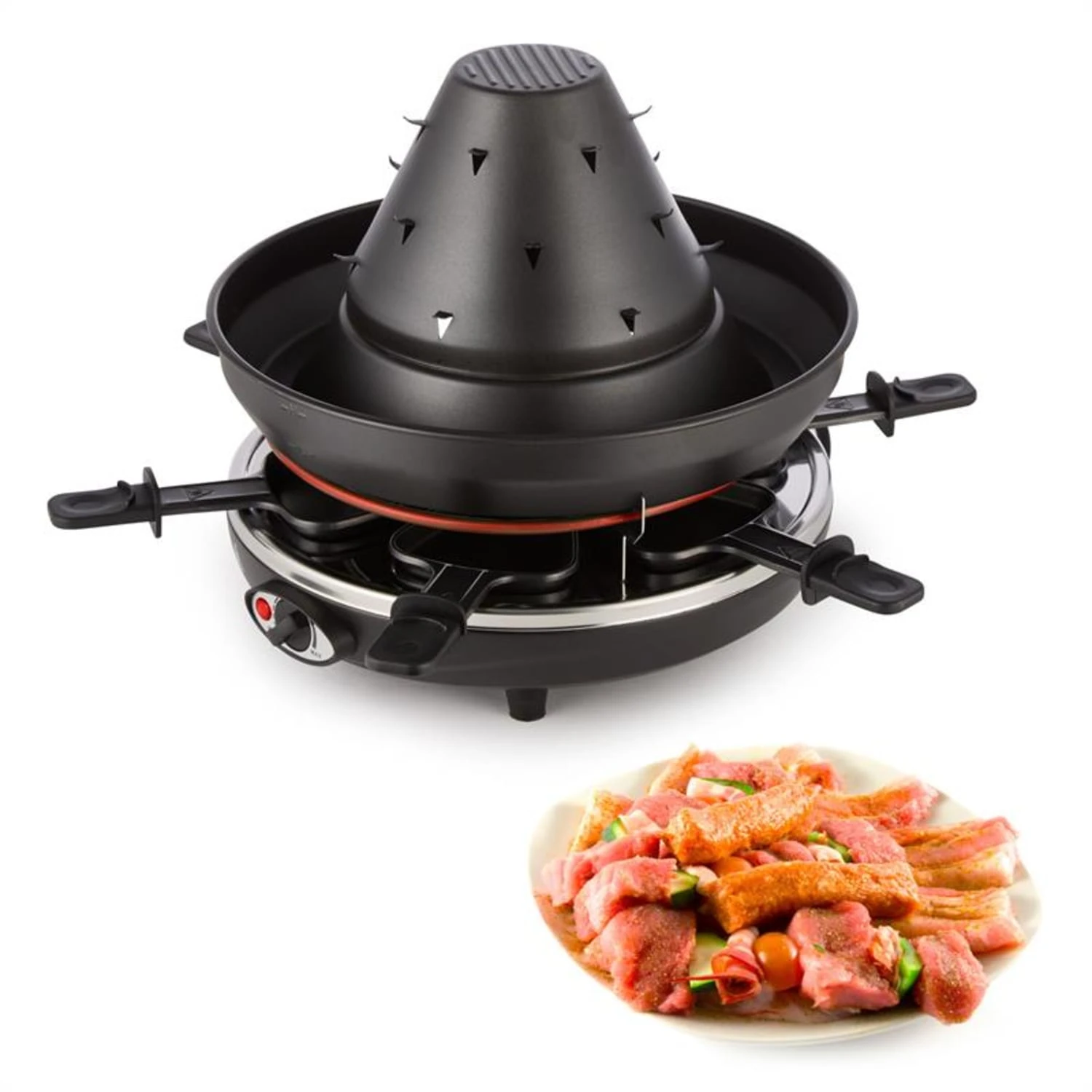 Taste Volcano Tartarengrill Raclettegrill 1500 W 6 Personen schwarz Taste Volcano Tartarengrill Raclettegrill 1500 W 6 Personen Schwarz -Deutschland Klarstein Verkaufs-Shop 10030307 yy 0001 titel Klarstein Tataren Grill Raclette Grill
