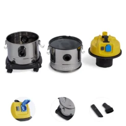 Reinraum 3-in-1 Nass-/Trockensauger Aschesauger 1800W 30l Edelstahl -Deutschland Klarstein Verkaufs-Shop 10030310 yy 0003 detail Klarstein vacuum cleaner 30L