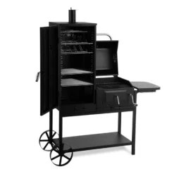 Fleischbrocken Holzkohlegrill Smoker Räucherofen BBQ-Grill Schwarz -Deutschland Klarstein Verkaufs-Shop 10030554 yy 0003 titel Professional charcoal grill and smoker