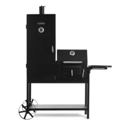 Fleischbrocken Holzkohlegrill Smoker Räucherofen BBQ-Grill Schwarz -Deutschland Klarstein Verkaufs-Shop 10030554 yy 0004 detail Professional charcoal grill and smoker