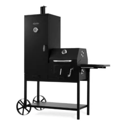Fleischbrocken Holzkohlegrill Smoker Räucherofen BBQ-Grill Schwarz -Deutschland Klarstein Verkaufs-Shop 10030554 yy 0006 titel Professional charcoal grill and smoker