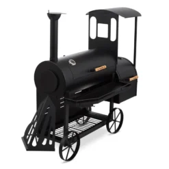 Dampflok Smoker Grill 3 Mm Stahl Schwarz