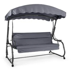 High Society Hollywoodschaukel Gartenschaukel 220 Cm Grau