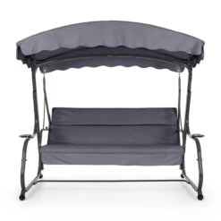 High Society Hollywoodschaukel Gartenschaukel 220 Cm Grau -Deutschland Klarstein Verkaufs-Shop 10030611 yy 0003 detail Blumfeldt High Society Hollywoodschaukel dunkelblau