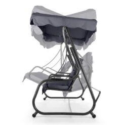 High Society Hollywoodschaukel Gartenschaukel 220 Cm Grau -Deutschland Klarstein Verkaufs-Shop 10030611 yy 0005 titel side Blumfeldt High Society Hollywoodschaukel dunkelblau