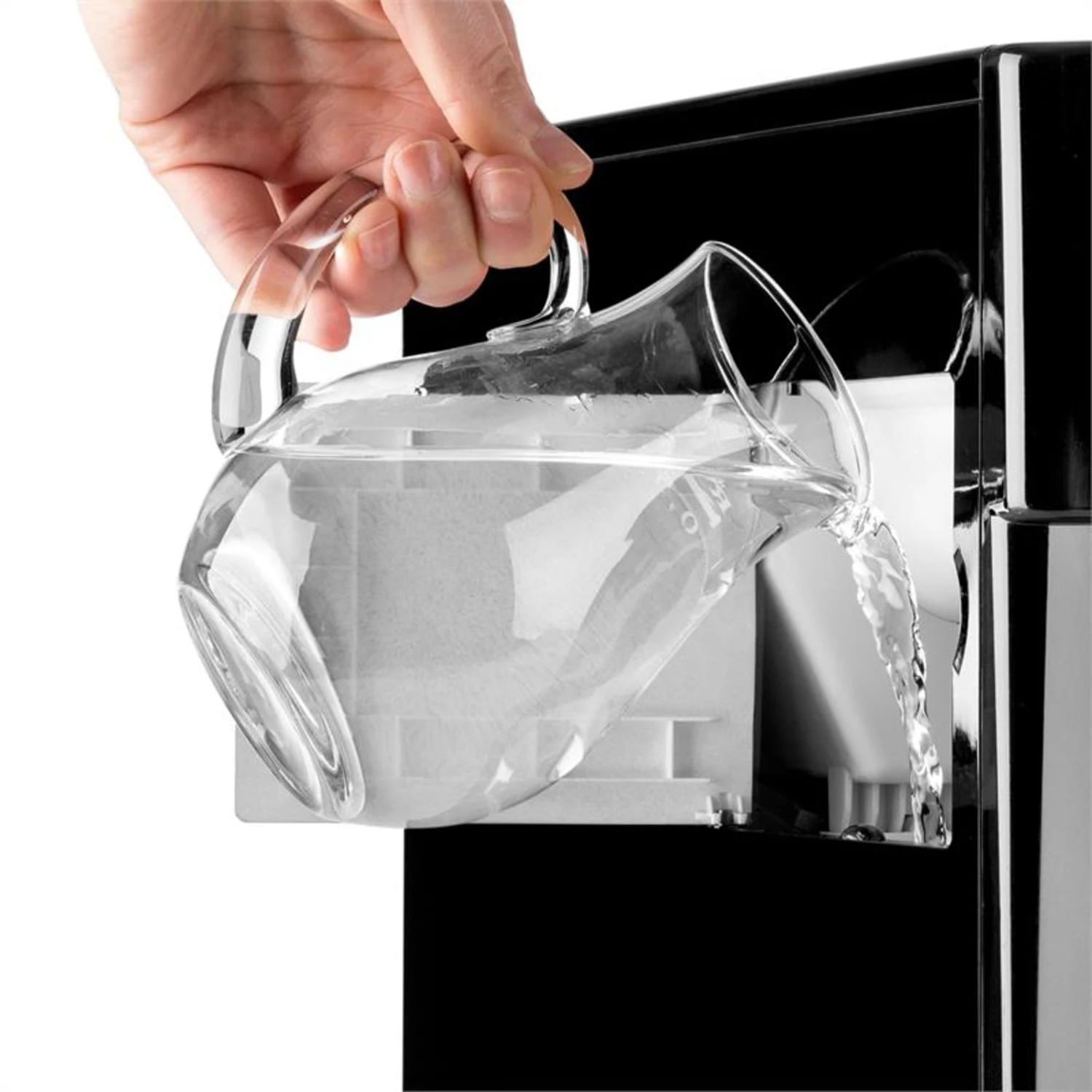 Ice Volcano 2G Eismaschine LED 12kg Je 24h 2l 6-12min Schwarz -Deutschland Klarstein Verkaufs-Shop 10030844 yy 0007 detail Klarstein Ice Volcano 2G Eismaschine schwarz reedit v4