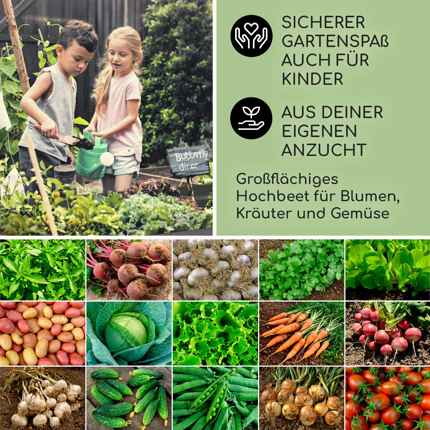High Grow Hochbeet Gartenbeet 1,6m Zink-Alu-Beschichtung beige High Grow Hochbeet Gartenbeet 1,6m Zink-Alu-Beschichtung Beige -Deutschland Klarstein Verkaufs-Shop 10031114 DE 0006 usp