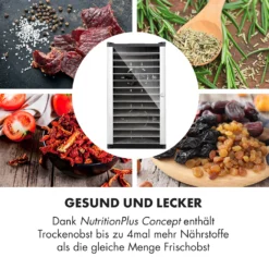 Fruit Jerky 14 Dörrautomat 1000W 30 Bis 70 °C 14 Etagen LC-Display -Deutschland Klarstein Verkaufs-Shop 10031317 de 0005 logo