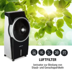 Kingcool 4-in-1 Luftkühler 2340 M³/h 95 W 8 Liter Mobil Fernbedienung 5 Kingcool 4-in-1 Luftkühler 2340 M³/h 95 W 8 Liter Mobil Fernbedienung -Deutschland Klarstein Verkaufs-Shop 10031341 de 0006 usp