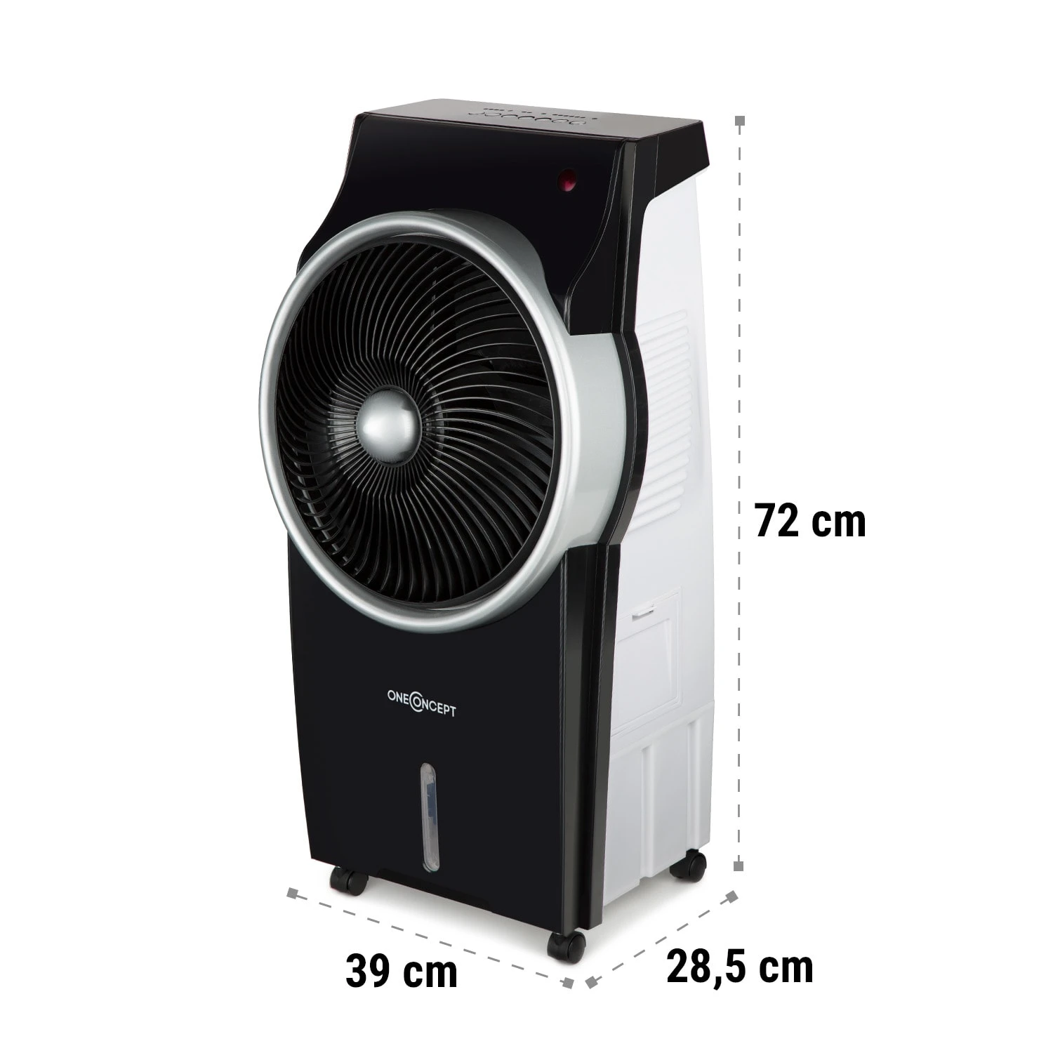 Kingcool 4-in-1 Luftkühler 2340 m³/h 95 W 8 Liter mobil Fernbedienung Kingcool 4-in-1 Luftkühler 2340 M³/h 95 W 8 Liter Mobil Fernbedienung -Deutschland Klarstein Verkaufs-Shop 10031341 yy 0011 dimensions