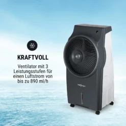 Kingcool 4-in-1 Luftkühler 2340 M³/h 95 W 8 Ltr Mobil Fernbedienung 2 Kingcool 4-in-1 Luftkühler 2340 M³/h 95 W 8 Ltr Mobil Fernbedienung -Deutschland Klarstein Verkaufs-Shop 10031342 de 0003 usp