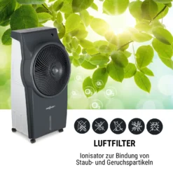 Kingcool 4-in-1 Luftkühler 2340 M³/h 95 W 8 Ltr Mobil Fernbedienung 5 Kingcool 4-in-1 Luftkühler 2340 M³/h 95 W 8 Ltr Mobil Fernbedienung -Deutschland Klarstein Verkaufs-Shop 10031342 de 0006 usp