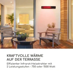 Nitro Infrarotheizstrahler Terrasse Goldröhre 1500W IP55 Fernbedienung -Deutschland Klarstein Verkaufs-Shop 10031445 de 0003 logo