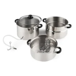 Applebee Dampf-Entsafter Elektrisch 1500W Ø25cm 8 Liter Edelstahl -Deutschland Klarstein Verkaufs-Shop 10031478 yy 0003 detail Klarstein Applebee Dampf Entsafter 1500W Edelstahl