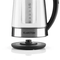 Ostfriese Wasserkocher 2-in-1 Teekocher 1,7L 2200W LED Edelstahl Glas -Deutschland Klarstein Verkaufs-Shop 10031479 yy 0003 detail Klarstein Ostfriese Wasserkocher Edelstahl Glas