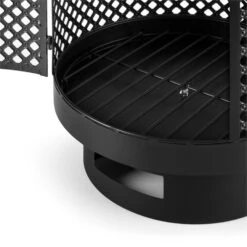 Essos Gartenofen Holzofen Ø45cm Gitterwand Stahlblech Schwarz -Deutschland Klarstein Verkaufs-Shop 10031482 yy 0004 detail Blumfeldt Essos Gartenofen schwarz