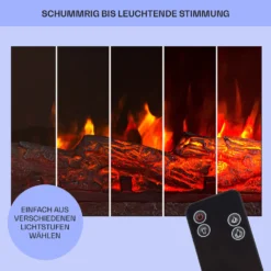  Studio 5 Elektrischer Kamin Heizlüfter 900/1800 W Fernbedienung -Deutschland Klarstein Verkaufs-Shop 10031573 de 0008 usp