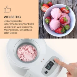 Schneeflöckchen Eiscremebereiter Thermoelektrisch 700ml Leise Weiß -Deutschland Klarstein Verkaufs-Shop 10031663 de 0004 logo