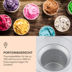 Schneeflöckchen Eiscremebereiter Thermoelektrisch 700ml Leise Weiß -Deutschland Klarstein Verkaufs-Shop 10031663 de 0005 logo