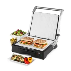 Burgermeister 3-in-1 Kontaktgrill Tischgrill Paninimaker 2000W -Deutschland Klarstein Verkaufs-Shop 10031664 yy 0006 titel Klarstein Burgermeister 3in1 Kontaktgrill