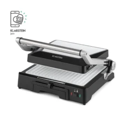 Burgermeister 3-in-1 Kontaktgrill Tischgrill Paninimaker 2000W -Deutschland Klarstein Verkaufs-Shop 10031664 yy 0007 logo Klarstein Burgermeister 3in1 Kontaktgrill