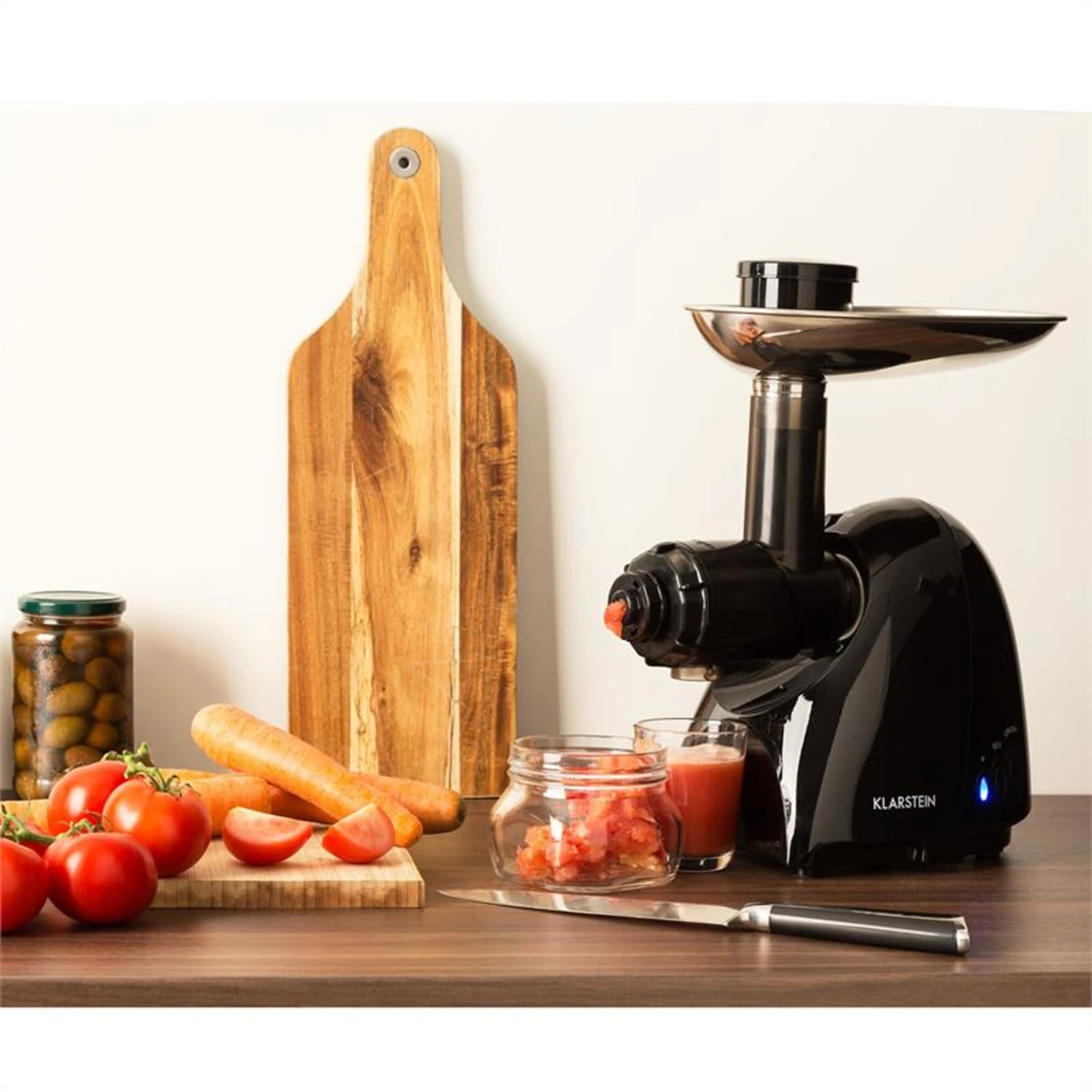 Vampir Tomato Gemüsepresse Passieraufsatz schwarz Vampir Tomato Gemüsepresse Passieraufsatz Schwarz -Deutschland Klarstein Verkaufs-Shop 10031668 yy 0002 ambient Klarstein Vampir Tomato Gemuesepresse