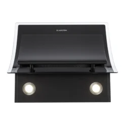 Sabia Dunstabzugshaube Sicherheitsglas Kopffrei 60cm Wandanbau Schwarz -Deutschland Klarstein Verkaufs-Shop 10031680 yy 0004 detail Klarstein Sabia Dunstabzugshaube schwarz