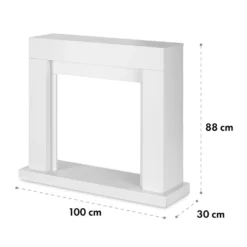 Studio Frame Kamingehäuse MDF Modernes Design 3 Studio Frame Kamingehäuse MDF Modernes Design -Deutschland Klarstein Verkaufs-Shop 10031705 yy 0004 logo Stylish design fireplace