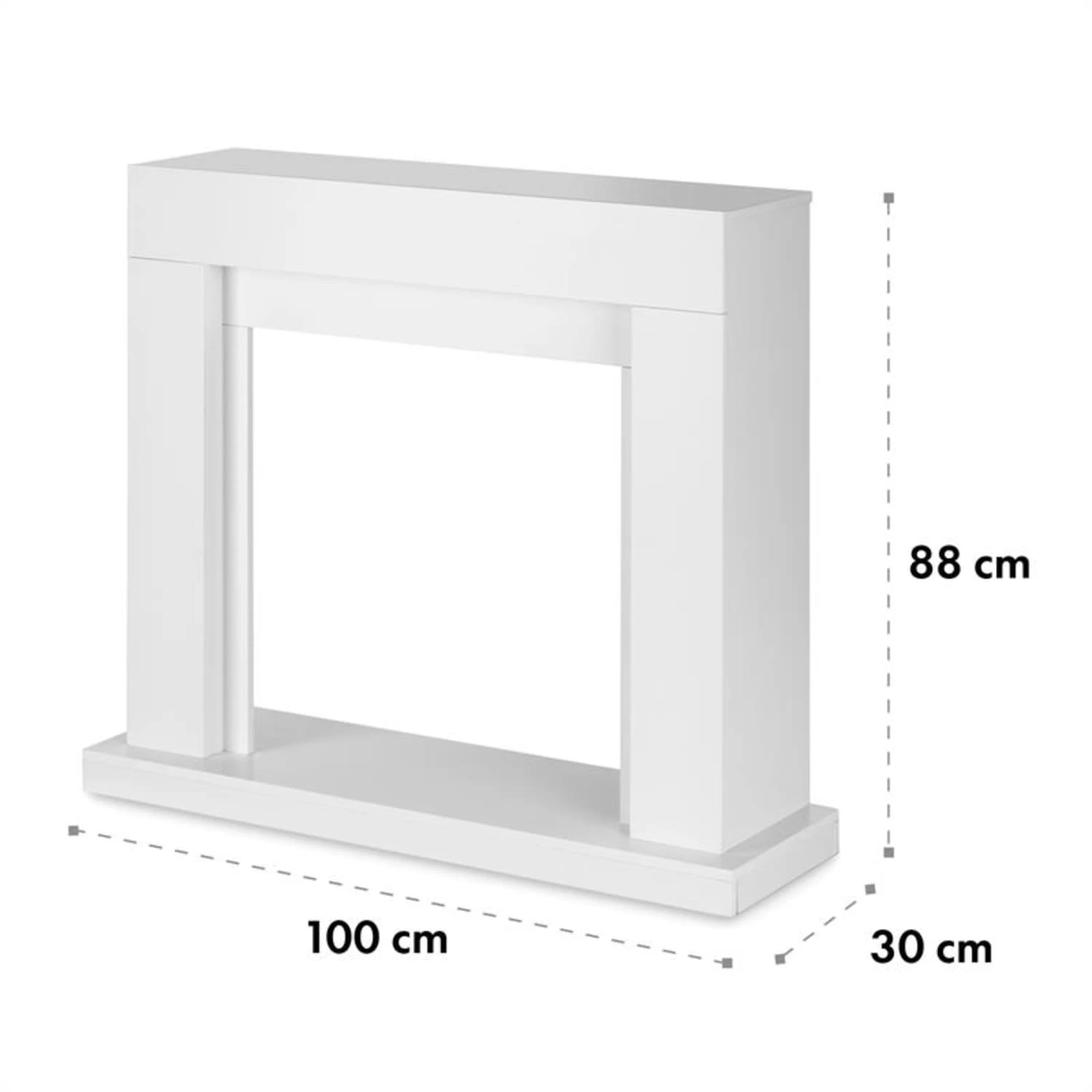 Studio Frame Kamingehäuse MDF modernes Design Studio Frame Kamingehäuse MDF Modernes Design -Deutschland Klarstein Verkaufs-Shop 10031705 yy 0004 logo Stylish design fireplace