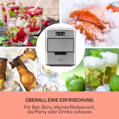 Metropolitan Eiswürfelmaschine 12kg/24h Digitales Display -Deutschland Klarstein Verkaufs-Shop 10031881 de 0003 usp