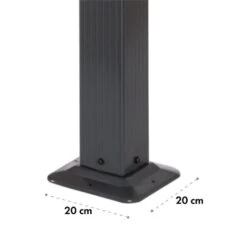 Pantheon 3x6 Pergola Vordach 3x6m Aluminium Sonnendach Polyester Grau -Deutschland Klarstein Verkaufs-Shop 10031885 yy 0008 titel Blumfeldt Pantheon Pergola Vordach 3x6m grau