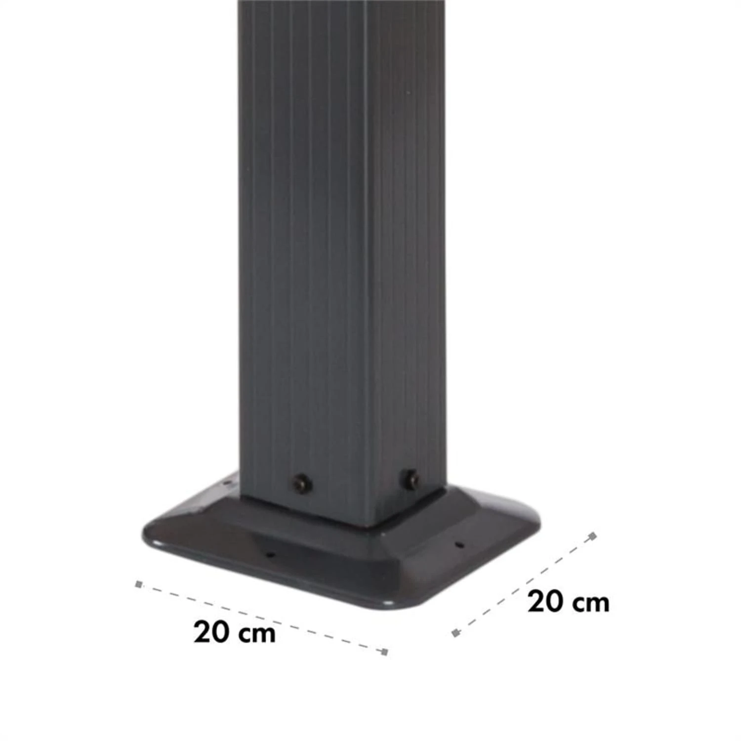 Pantheon 3x6 Pergola Vordach 3x6m Aluminium Sonnendach Polyester Grau -Deutschland Klarstein Verkaufs-Shop