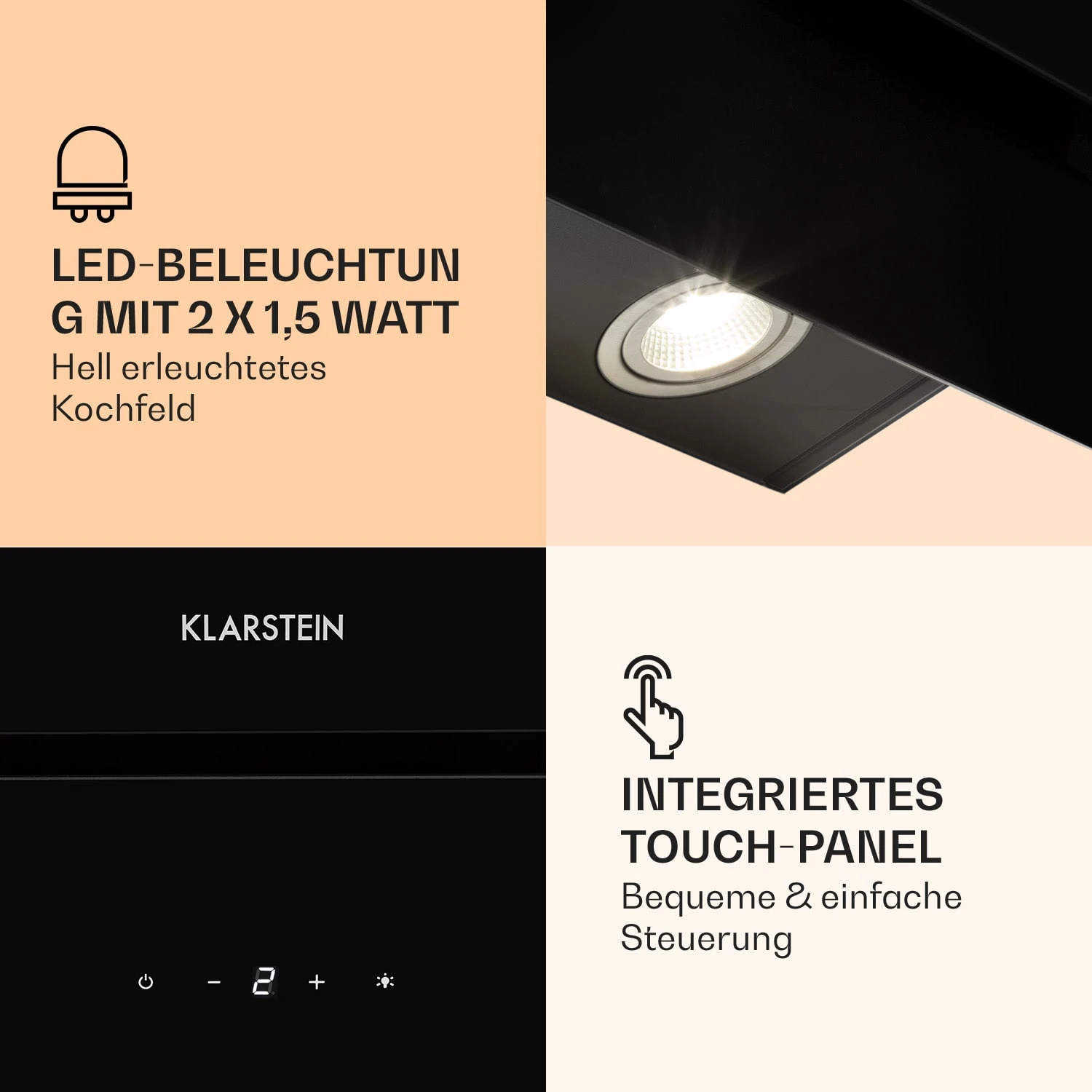 Aurica 60 Dunstabzugshaube 60cm 600 m³/h LED Touch Glas Aurica 60 Dunstabzugshaube 60cm 600 M³/h LED Touch Glas -Deutschland Klarstein Verkaufs-Shop 10031904 de 0005 logo