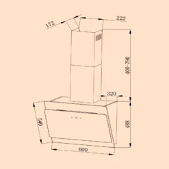 Aurica 60 Dunstabzugshaube 60cm 600 M³/h LED Touch Glas 5 Aurica 60 Dunstabzugshaube 60cm 600 M³/h LED Touch Glas -Deutschland Klarstein Verkaufs-Shop 10031904 yy 0006 logo