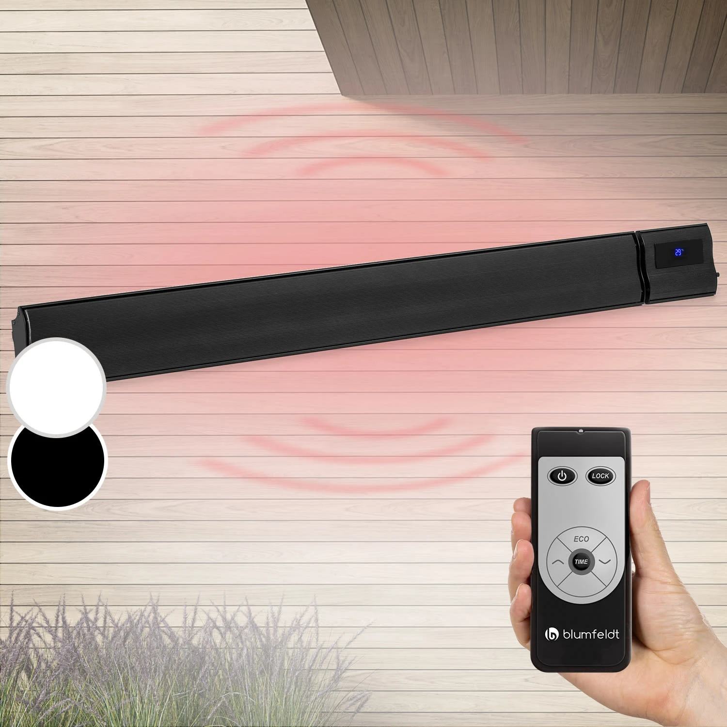 Cosmic Beam Plus Infrarot-Heizstrahler 2400W IP44 Fernbedienung Cosmic Beam Plus Infrarot-Heizstrahler 2400W IP44 Fernbedienung -Deutschland Klarstein Verkaufs-Shop 10031977 de 0001 main